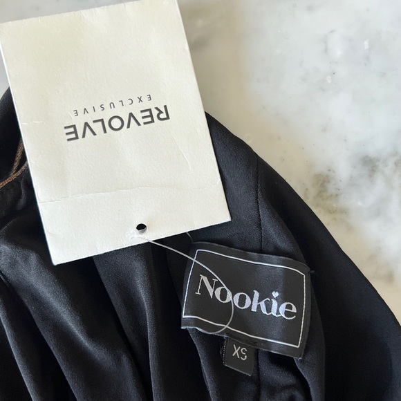 Revolve Nookie One Shoulder Metallic Dress - Picture 6 of 6